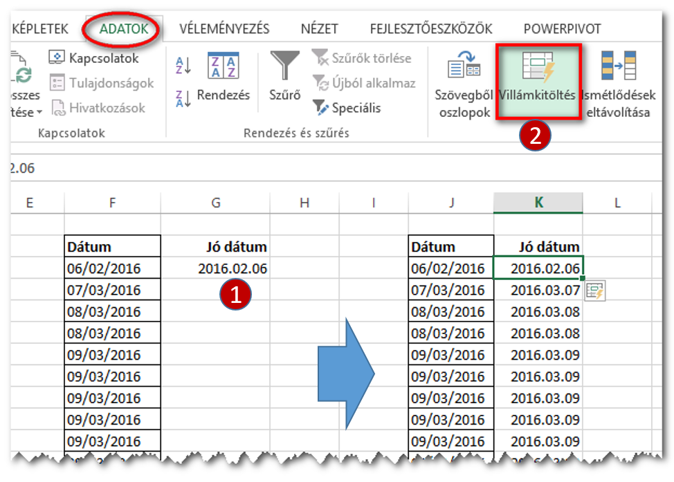 Szoveges Datumbol Igazi Datum Gyorsan Es Egyszeruen Pentaschool Excel Bazis