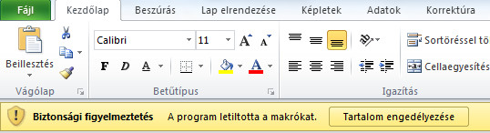 Excel-2010-uzenetsav